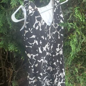 Dress black and white